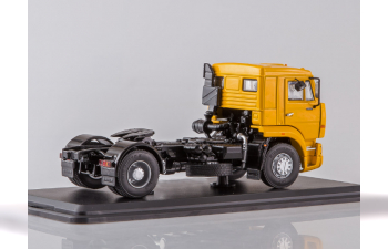 Камский грузовик 5460 седельный тягач, желтый