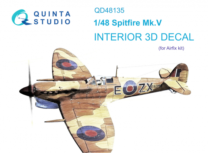 3D Декаль интерьера Spitfire Mk.V (Airfix)