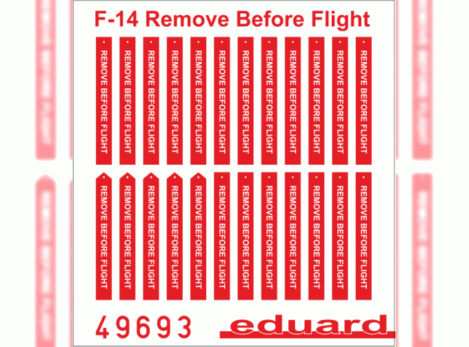 Фототравление F-14 Remove Before Flight SUPER FABRIC