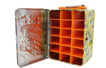 Металлический ящик для моделей "400 MPH Scale Speed" (для 18 моделей автомобилей)