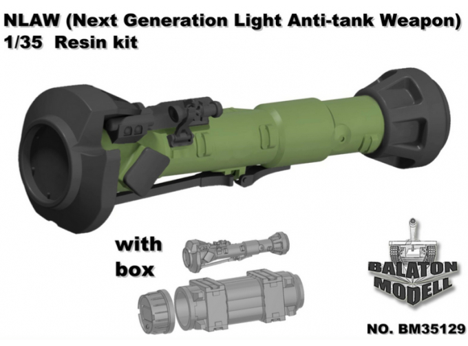 Сборная модель NLAW (лёгкое противотанковое оружие следующего поколения)