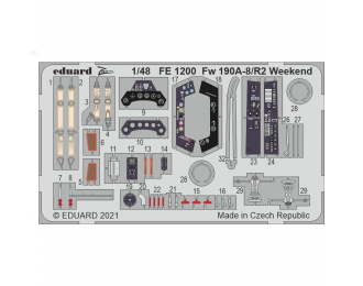 Фототравление для Fw 190A-8/ R2 Weekend