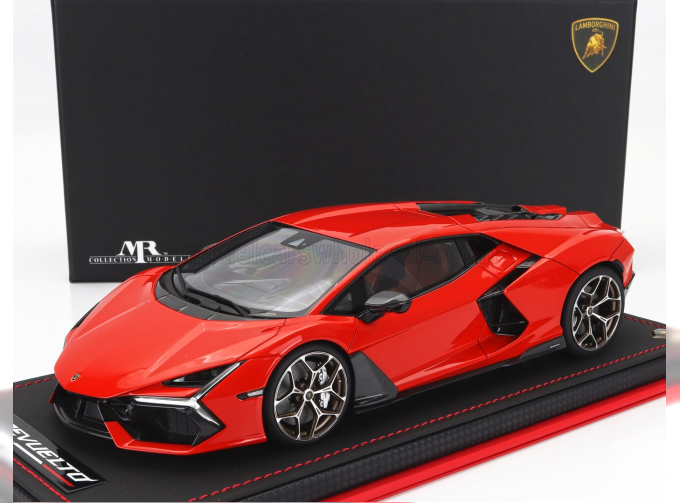 LAMBORGHINI Revuelto Hybrid (2023) - Con Vetrina - With Showcase, Arancio Dac - Orange