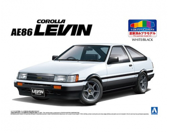 Сборная модель Toyota AE86 Levin '83 (White / Black)