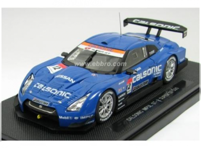 NISSAN GT-R R35 SuperGT 08 #12 Calsonic, blue