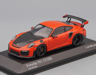 PORSCHE 911 (991.2) GT2RS Lavaorange Normal (2018), red / black