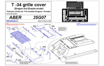 T-34 grille cover [Dragon model]