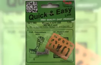 Катапультируемое кресло Mirage F.1 C/C-200 - MB Mk.4 Seat (1шт) (SH,HAS,Esci)