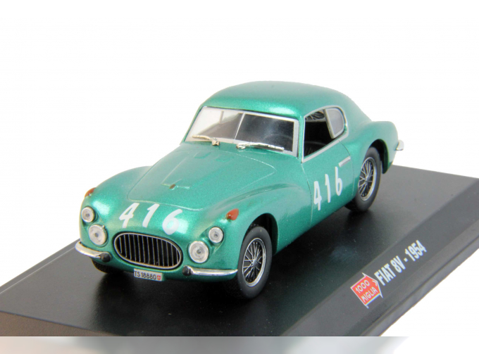 FIAT 8V #416 (1954), green metallic