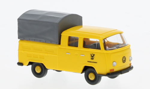 VOLKSWAGEN T2 double cab pick-up Deutsche Bundespost (1967), yellow