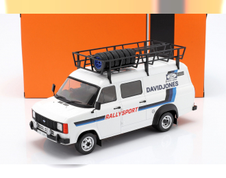 FORD Transit MKII техничка "David Jones Rallysport" с багажником и колесами на крыше 1979