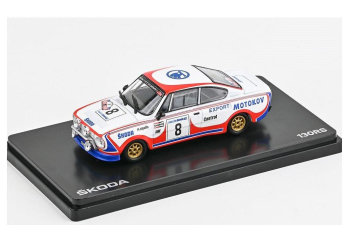 SKODA 130RS #8 Zapadlo - Motal (1977), white/blue/red