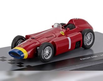 FERRARI F1 D50 №1 World Champion Season (1956) Juan Manuel Fangio - Con Vetrina - With Showcase, Red Yellow Blue