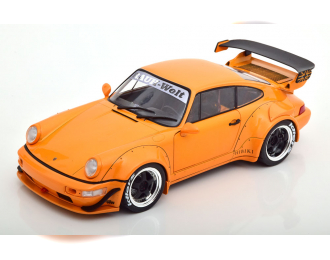 PORSCHE 911 (964) RWB (2016), orange-metallic