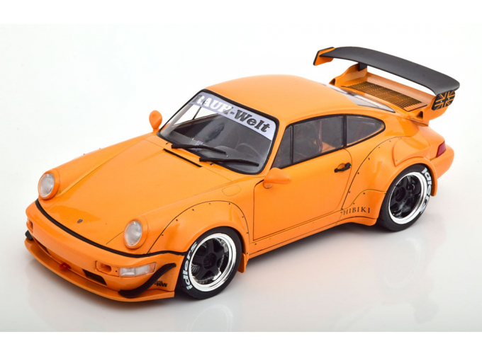 PORSCHE 911 (964) RWB (2016), orange-metallic