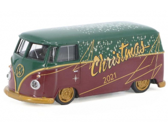 VOLKSWAGEN T1 Lowrider Christmas 2021 (1962), green/dark red