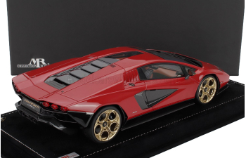 LAMBORGHINI Countach Lpi 800-4 2021 - Con Vetrina - With Showcase, Rosso Mars - Red