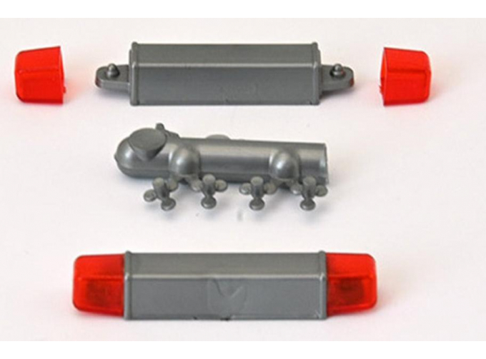 Проблесковый маяк Hella Light Old, серебристо-красный 