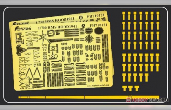 Фототравление HMS Hood 1941 PE Sheets (for FH1160)