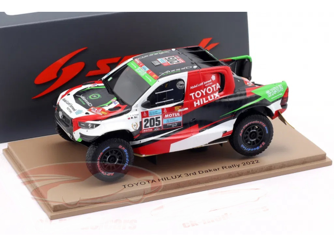 TOYOTA Hilux Overdrive №205 3rd Rallye Dakar Yazeed Al-Rajhi, Michael Orr (2022)