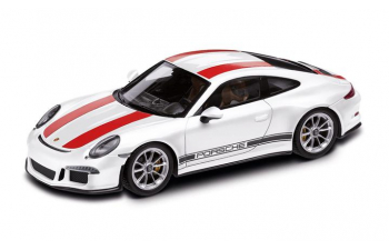 PORSCHE 911R (991) 911 R White / Red