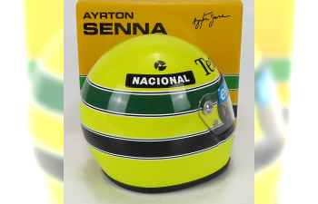 BELL HELMET F1 Casco Helmet Team Lotus 97t Renault Turbo №12 Season (1985) Ayrton Senna, Yellow