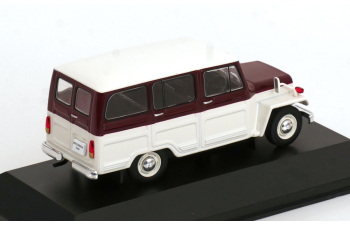 MITSUBISHI Jeep J30 (1961), dark red / white
