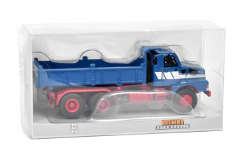 VOLVO N 10 dump truck (1980), blue / red