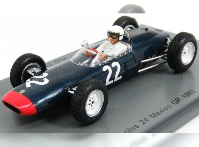 LOTUS F1 24 №22 Mexico Gp (1963) H.Scharp, Blue Red