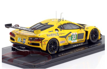 CHEVROLET Corvette Z06 GT3.R №33 24h LeMans Ben Keating, Daniel Juncadella, Jonny Edgar (2025), yellow