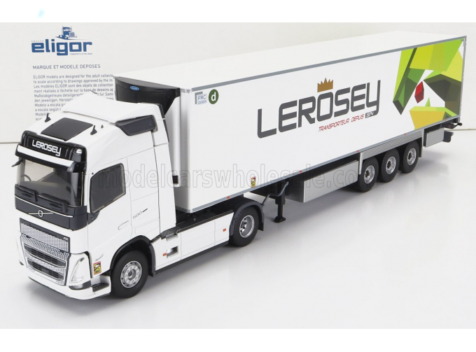 VOLVO Fh4 500 Truck Semi-frigo Lerosey Transports (2020), white