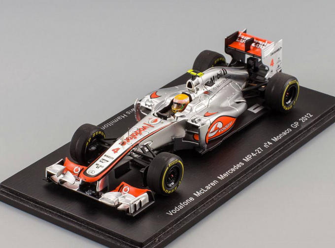 McLAREN MP4-27 №4 Monaco GP (Lewis Hamilton) 2012, silver