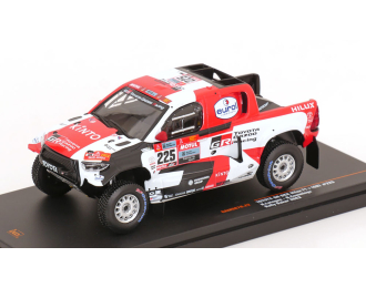TOYOTA GR DKR Hilux Evo T1+ №225 Rally Dakar H.Lategan-B.Cummings (2022), red/white