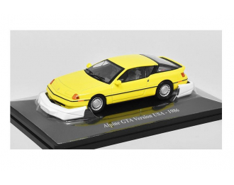 RENAULT Alpine GTA Version USA (1986), yellow