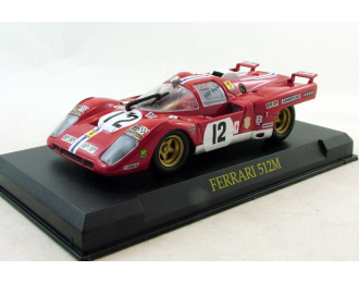 FERRARI 512M #12 (1971), Ferrari Collection 59, red