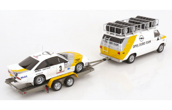 CHEVROLET G30 Van с прицепом + OPEL TDC Manta Gr B Rally Frequelin/Tilber (1984)