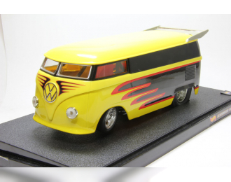 Customized VOLKSWAGEN Drag Bus, yellow