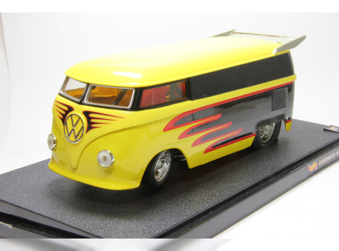 Customized VOLKSWAGEN Drag Bus, yellow