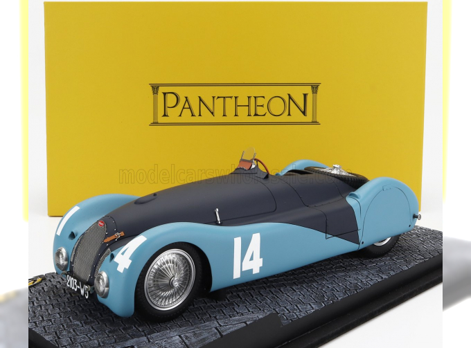 BUGATTI F1 Type 57s 45 №14 A.c.f. Gp (1937) Jean Bugatti, 2 Tone Matt Blue