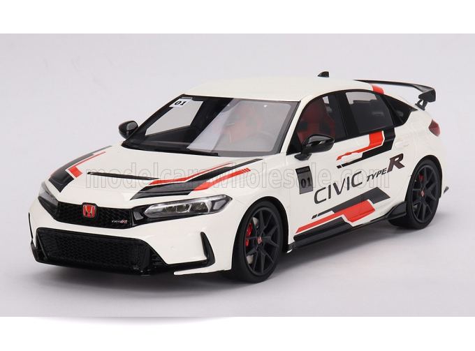 HONDA Civic Type-r (2023), White Red