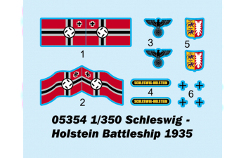 Сборная модель Schleswig Holstein Battleship 1935