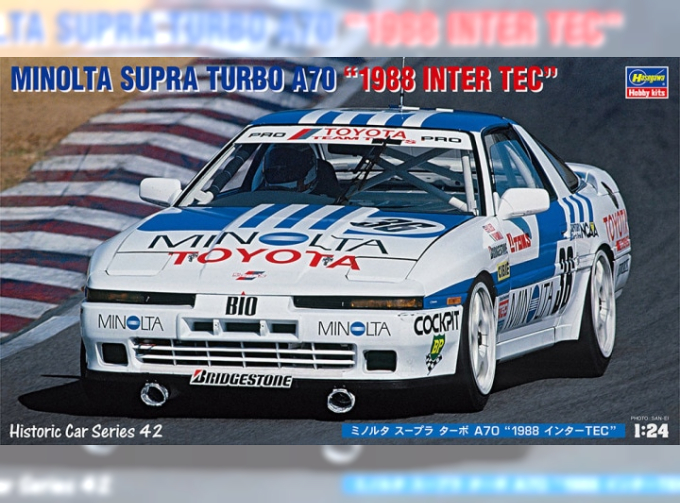 Сборная модель MINOLTA SUPRA TURBO A70 1988 INTER TEC