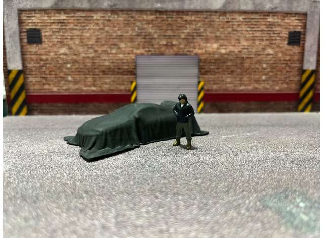 Фигурка Car cover without car, black