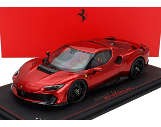 FERRARI 296 Speciale (2025) - Con Vetrina - With Showcase, Rosso Magma - Red Met