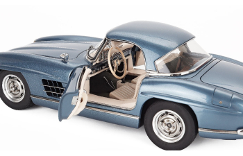 MERCEDES-BENZ 300SL Roadster Spider Hard-Top Closed (W198) (1954), light blue