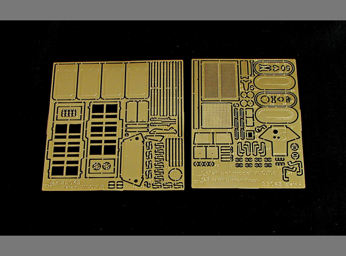 Фототравление для Detail set model W.O.T. 8 WWII British Truck (ICM model kit)