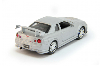 NISSAN Skyline GT-R (R34), silver