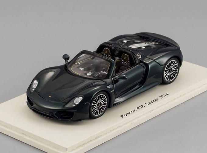 PORSCHE 918 Spyder Open Roof, black