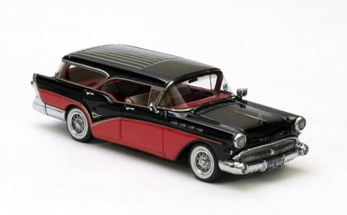 BUICK Century Caballero Estate Wagon 1957, black/red