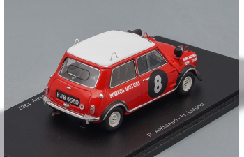 MINI Cooper 8 East African Safary 1967, red